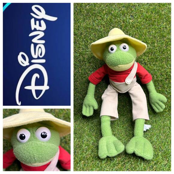 Vintage Walt Disney World Brer Frog Splash Mountain Song of South Plush - RARE
